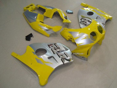 1990-1998 Honda CBR250RR Motorcycle Fairings - Silver Yellow