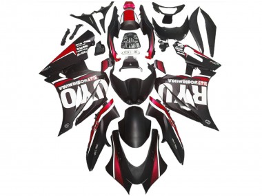 2017-2024 Suzuki GSXR 1000 Abs Motorcycle Fairings - Matte Black Red