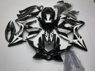 2009-2016 Suzuki GSXR 1000 Motorcycle Fairings - White Black