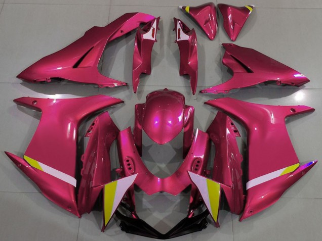 2011-2024 Suzuki GSXR 600 / GSXR 750 Motorcycle Fairings - Red White Yellow