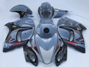 2008-2020 Suzuki GSXR 1300 Motorcycle Fairings - Nardo Grey Black Red