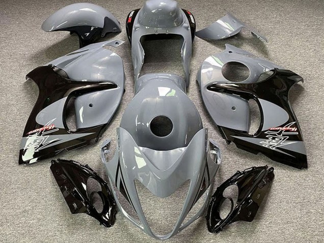 2008-2020 Suzuki GSXR 1300 Motorcycle Fairings - Nardo Grey Black