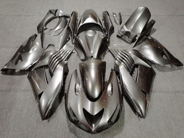 2006-2011 Kawasaki ZX14R Motorcycle Fairings - Silver