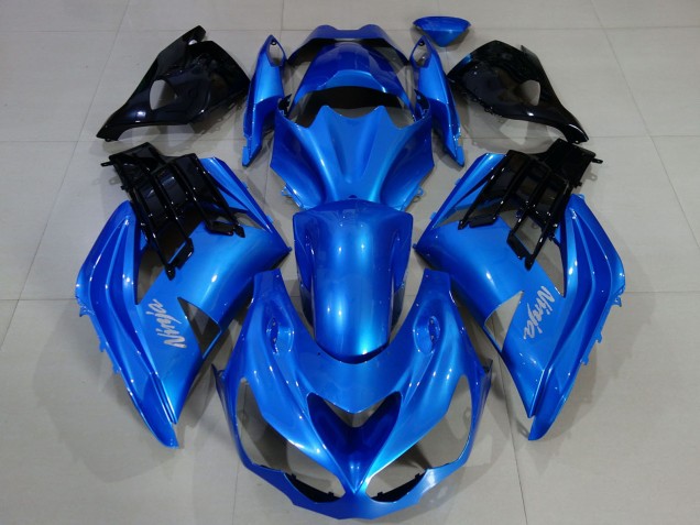 2012-2024 Blue Black Kawasaki ZX14R ZZR 1400 Motorcycle Fairings