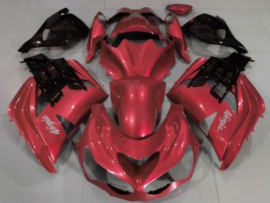 2012-2024 Red Black Kawasaki ZX14R ZZR 1400 Motorcycle Fairings