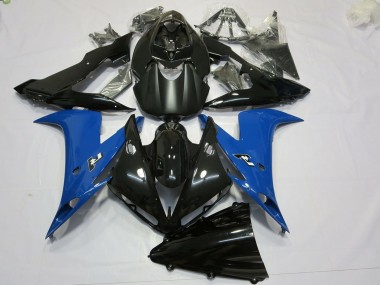 2004-2006 Yamaha R1 Motorcycle Fairings - Glossy Black Matte Black Blue