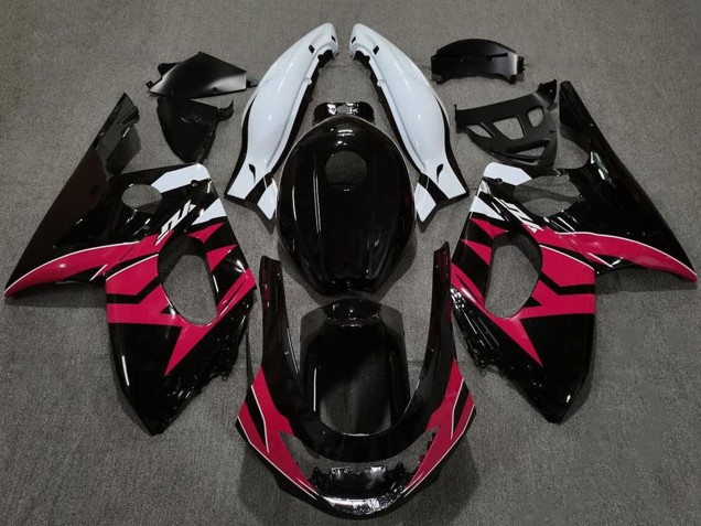 1996-2007 Yamaha YZF600R Thundercat Motorcycle Fairings - Glossy Black Pink White