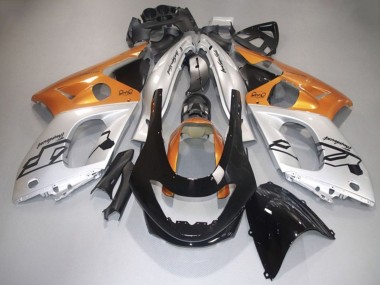 1996-2007 Yamaha YZF600R Thundercat Motorcycle Fairings - Silver Orange Black