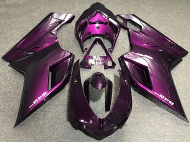 2007-2014 Ducati 848 Motorcycle Fairings - Purple