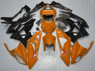 2015-2016 BMW S1000RR Motorcycle Fairings - Orange Glossy Black