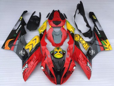 2015-2016 BMW S1000RR Motorcycle Fairings - Yellow Red Black Shark