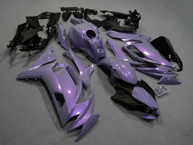 2020-2025 Chameleon Grey Dazz Pearl Purple Kawasaki Ninja 650 EX650 Motorcycle Fairings