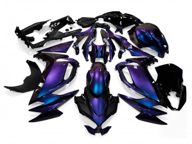 2020-2025 Chameleon Blue Purple Kawasaki Ninja 650 EX650 Motorcycle Fairings