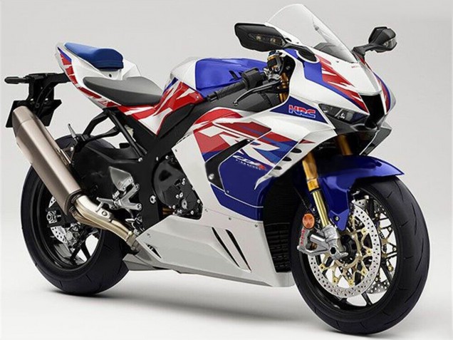 2020-2023 Honda CBR1000RR-R Motorcycle Fairings - White Red Blue