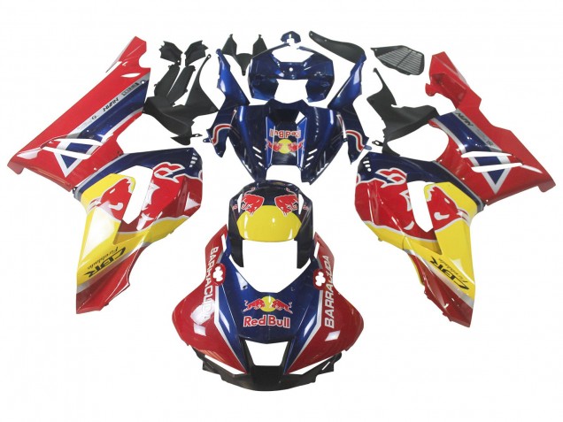 2020-2023 Honda CBR1000RR-R Motorcycle Fairings - Blue Yellow Red Bull