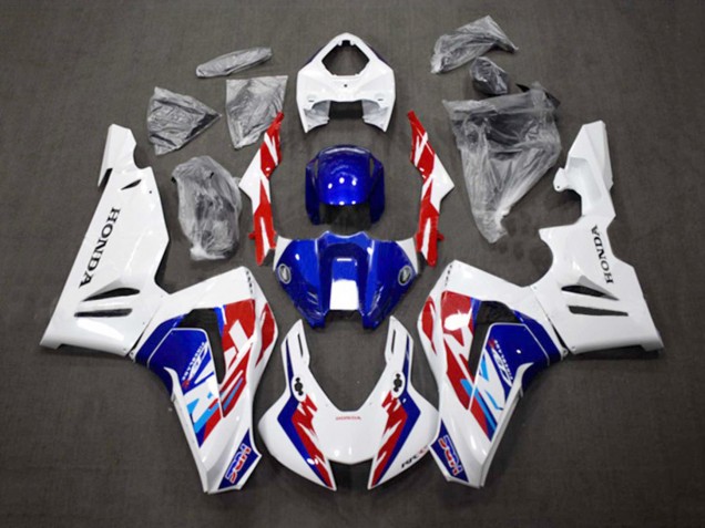 2020-2023 Honda CBR1000RR-R Motorcycle Fairing Kits - White Red Blue HRC