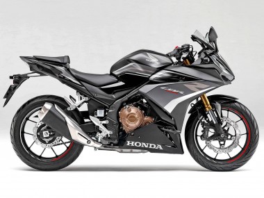 2022 Honda CBR400R Motorcycle Fairings - White Matte Black