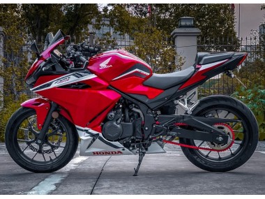 2022 Honda CBR400R Motorcycle Fairings - Red White
