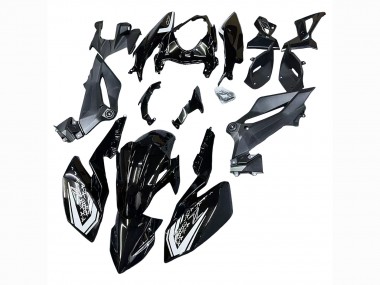 2018-2024 Kawasaki Z400 Motorcycle Fairings - Glossy Black