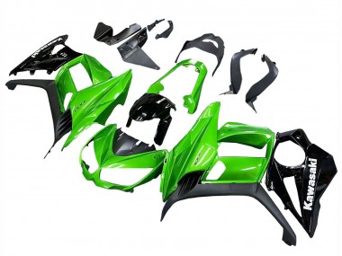2010-2016 Kawasaki Z1000SX Motorcycle Fairings - Glossy Black Matte Black Green