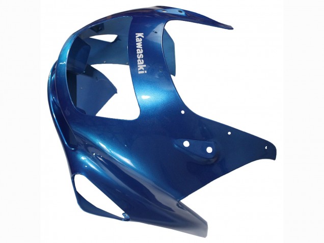 1993-2007 Kawasaki ZZR400 Motorcycle Fairings - Blue Silver Black