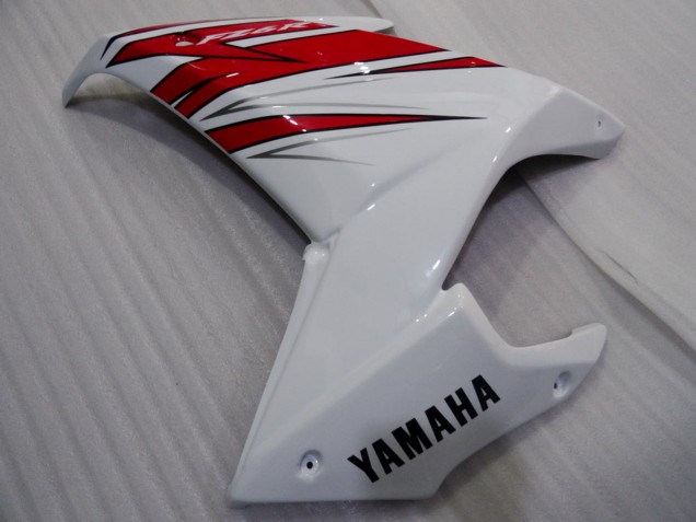 2009-2015 Yamaha FZ6R Motorcycle Fairings - White Red Black