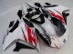 2009-2015 Yamaha FZ6R Motorcycle Fairings - White Red Black