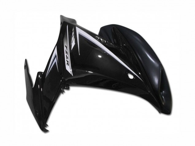 2009-2015 Yamaha FZ6R Motorcycle Fairings - Glossy Black White