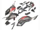 2012-2017 Yamaha MT07/FZ07 Motorcycle Fairings - Grey Red