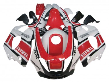 1996-2007 Yamaha YZF600R Thundercat Motorcycle Fairings - White Red Black Petronas Yamalube