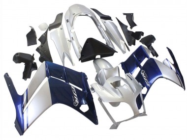 2001-2006 Yamaha FJR1300 Motorcycle Fairings - Dark Blue Silver
