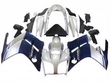 2001-2006 Yamaha FJR1300 Motorcycle Fairings - Dark Blue Silver