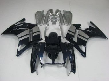 2001-2006 Yamaha FJR1300 Motorcycle Fairings - Glossy Black Silver