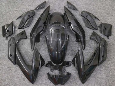 2009-2012 Yamaha XJ6 Motorcycle Fairings - Black Carbon Fiber