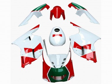1991-1994 Yamaha TZR250 3XV Motorcycle Fairings - White Red Green