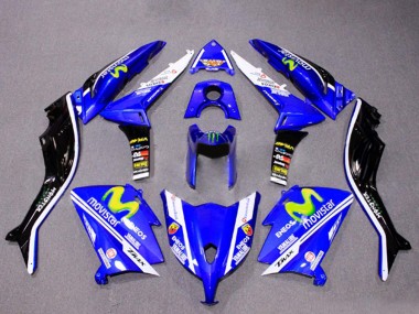 2012-2014 Yamaha TMAX530 Motorcycle Fairings - Blue Black White ENEOS MoviStar Yamalube Monster