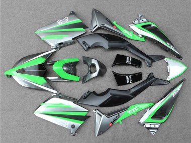 2012-2014 Yamaha TMAX530 Motorcycle Fairings - Grey Green Black ENEOS