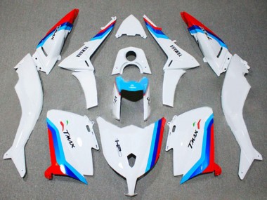 2012-2014 Yamaha TMAX530 Motorcycle Fairings - White Red Blue