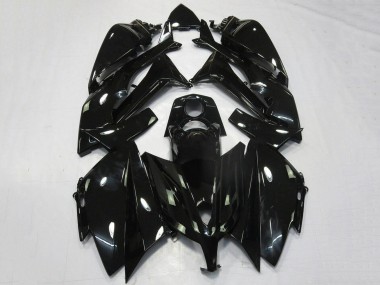 2012-2014 Yamaha TMAX530 Motorcycle Fairings - Glossy Black