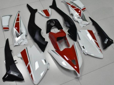 2012-2014 Yamaha TMAX530 Motorcycle Fairings - White Red Silver Yamalube
