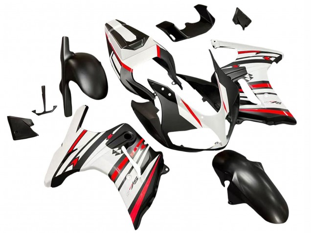 2003-2013 Suzuki SV650 Motorcycle Fairings - White Red Black