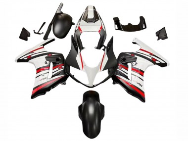 2003-2013 Suzuki SV650 Motorcycle Fairings - White Red Black