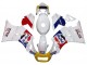 1984-1987 Suzuki RG400 RG500 RG400/500 Motorcycle Fairings - White Red Blue Yellow Motul Michelin Pepsi