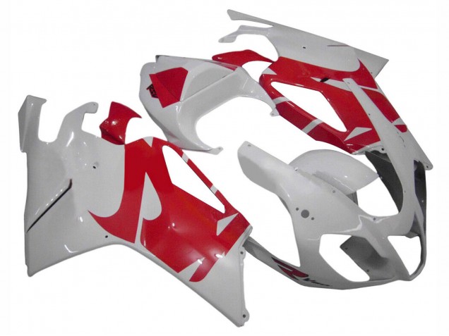 2003-2006 Aprilia RSV1000 Motorcycle Fairings - White Red