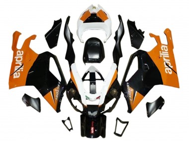 2003-2006 Aprilia RSV1000 Motorcycle Fairings - Black Orange White