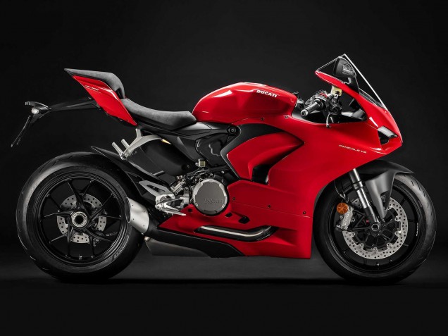 2020-2024 Ducati Panigale V2 Motorcycle Fairing - Red Matte Black