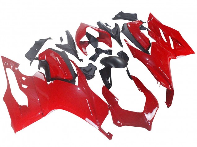 2020-2024 Ducati Panigale V2 Motorcycle Fairing - Red Matte Black