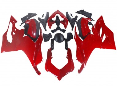 2020-2024 Ducati Panigale V2 Motorcycle Fairing - Red Matte Black