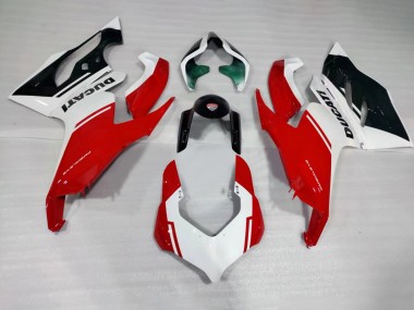2020-2024 Ducati Panigale V2 Motorcycle Fairings - White Red Green Glossy Black