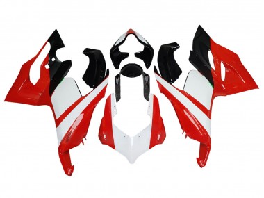 2020-2024 Ducati Panigale V2 Motorcycle Fairing - White Red Glossy Black